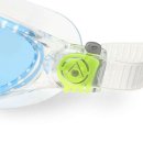Aqua Sphere Kinder Schwimmbrille Vista Junior transparent-lime, Größe S, blau getöntes Glas