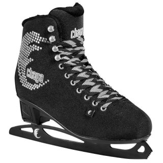 Chaya Ice Skates Classic Black Pink Powerslide Damen Schlittschuhe schwarz 