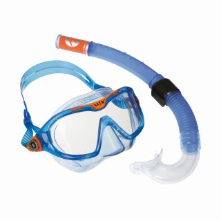Aqua Lung Schnorchelset für Kinder Combo Mix (Maske + Schnorchel) blau-orange