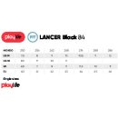 Playlife Inline Skate Fitness Lancer Black 84 schwarz Größe 43