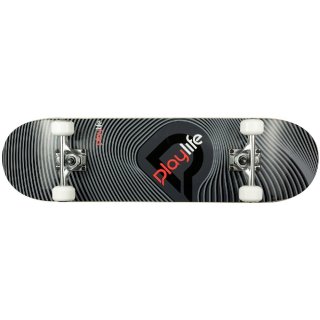 Playlife Skateboard Illusion Grey, ABEC 9
