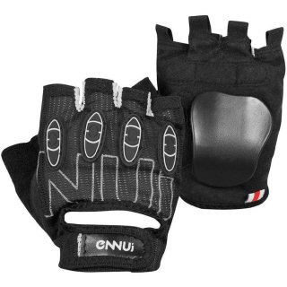 Ennui Schutz Handschuhe Carrera Glove schwarz-weiß