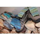 MARO Socken | Stricksocken | Kuschelsocken | Skifahrersocken | Wandersocken | dicke Socken mit Wolle | Damen Retro | Design 105 Größe 37/38