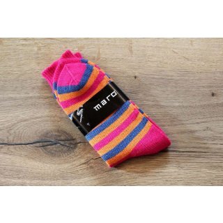 MARO Socken | Stricksocken | Kuschelsocken | Skifahrersocken | Wandersocken | dicke Socken mit Wolle | Damen Retro | Design 103