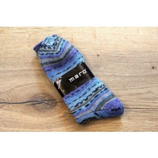 MARO Socken | Stricksocken | Kuschelsocken | Skifahrersocken | Wandersocken | dicke Socken mit Wolle | Herren | Design 9903 Größe 45/46