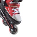 Head Kinder Inliner Skate Cool Black/Red, verstellbar Gr&ouml;&szlig;en 30-41