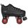 Powerslide Chaya Derby Rollschuhe Ruby, schwarz Indoor, Größen 36-46