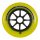 Powerslide Ersatzrolle für Inliner Skates Infinity Wheel 125mm 1 Stück