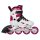 Powerslide Kinder Inline Skate | Universe 4W pink | verstellbar Gr&ouml;&szlig;en 29-40