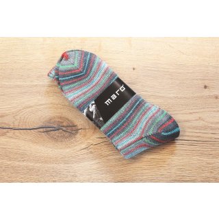 MARO Socken | Stricksocken | Kuschelsocken | Skifahrersocken | Wandersocken | dicke Socken mit Wolle | Unisex | Design 11002