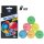 Donic-Schilkröt Tischtennisball Colour Popps, 6 farbige Bälle in Poly 40+ Qualität