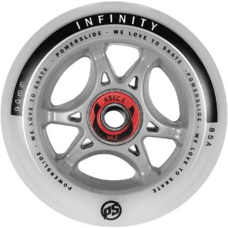Powerslide Ersatzrollenset für Inliner Skates Infinity RTR / ABEC 9 / Spacer | 3 Stück  110mm